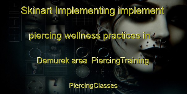 Skinart Implementing implement piercing wellness practices in Demurek area | #PiercingTraining #PiercingClasses #SkinartTraining-Turkey