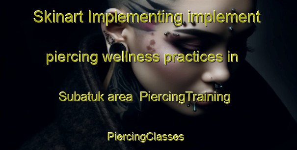 Skinart Implementing implement piercing wellness practices in Subatuk area | PiercingTraining | PiercingClasses | SkinartTraining-Turkey