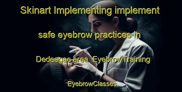 Skinart Implementing implement safe eyebrow practices in Dedeagac area | EyebrowTraining | EyebrowClasses | SkinartTraining-Turkey