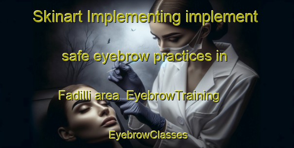 Skinart Implementing implement safe eyebrow practices in Fadilli area | EyebrowTraining | EyebrowClasses | SkinartTraining-Turkey