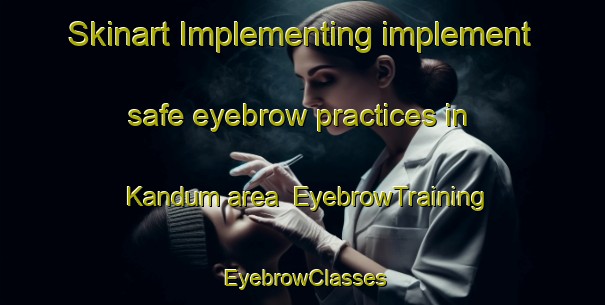 Skinart Implementing implement safe eyebrow practices in Kandum area | EyebrowTraining | EyebrowClasses | SkinartTraining-Turkey
