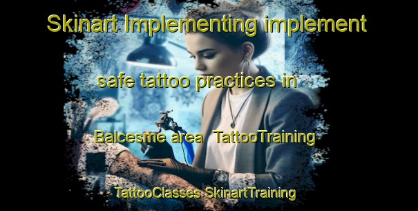 Skinart Implementing implement safe tattoo practices in Balcesme area | #TattooTraining #TattooClasses #SkinartTraining-Turkey