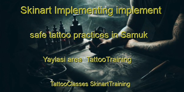 Skinart Implementing implement safe tattoo practices in Samuk Yaylasi area | #TattooTraining #TattooClasses #SkinartTraining-Turkey