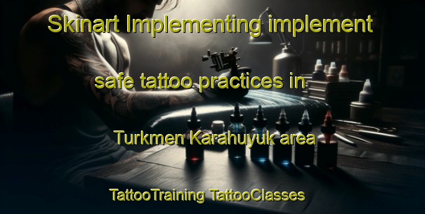 Skinart Implementing implement safe tattoo practices in Turkmen Karahuyuk area | #TattooTraining #TattooClasses #SkinartTraining-Turkey