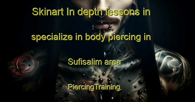 Skinart In-depth lessons in specialize in body piercing in Sufisalim area | PiercingTraining | PiercingClasses | SkinartTraining-Turkey