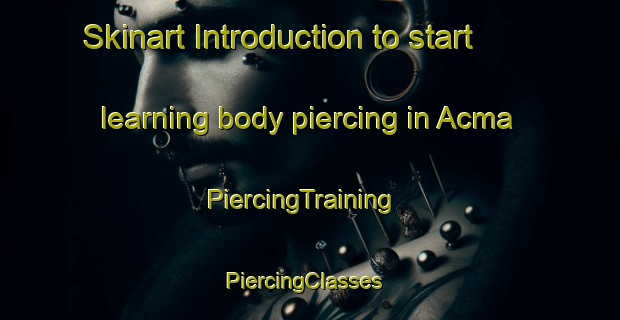 Skinart Introduction to start learning body piercing in Acma | PiercingTraining | PiercingClasses | SkinartTraining-Turkey