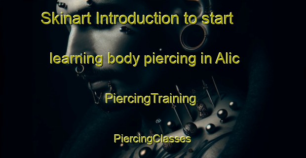 Skinart Introduction to start learning body piercing in Alic | #PiercingTraining #PiercingClasses #SkinartTraining-Turkey