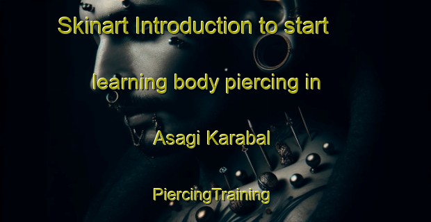 Skinart Introduction to start learning body piercing in Asagi Karabal | #PiercingTraining #PiercingClasses #SkinartTraining-Turkey