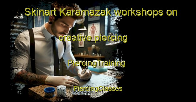 Skinart Karamazak workshops on creative piercing | #PiercingTraining #PiercingClasses #SkinartTraining-Turkey