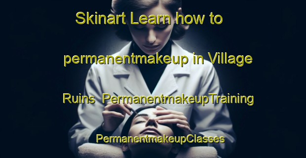 Skinart Learn how to permanentmakeup in Village Ruins | #PermanentmakeupTraining #PermanentmakeupClasses #SkinartTraining-Turkey