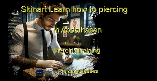 Skinart Learn how to piercing in Abdalhasan | #PiercingTraining #PiercingClasses #SkinartTraining-Turkey