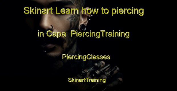 Skinart Learn how to piercing in Capa | PiercingTraining | PiercingClasses | SkinartTraining-Turkey