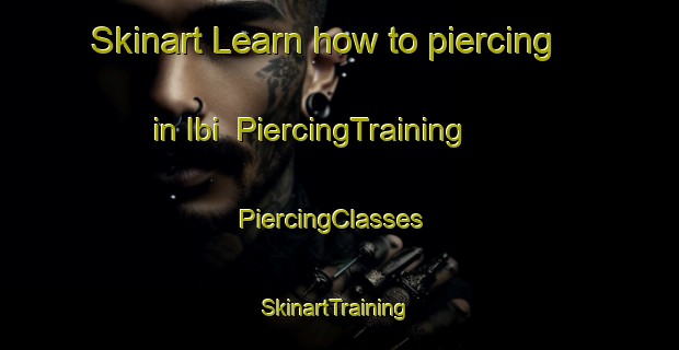 Skinart Learn how to piercing in Ibi | PiercingTraining | PiercingClasses | SkinartTraining-Turkey
