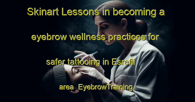 Skinart Lessons in becoming a eyebrow wellness practices for safer tattooing in Esrefli area | EyebrowTraining | EyebrowClasses | SkinartTraining-Turkey