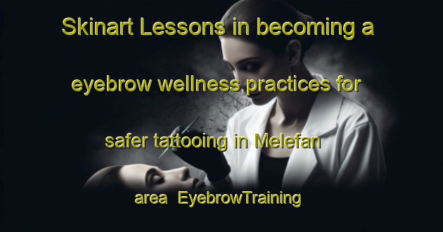 Skinart Lessons in becoming a eyebrow wellness practices for safer tattooing in Melefan area | EyebrowTraining | EyebrowClasses | SkinartTraining-Turkey