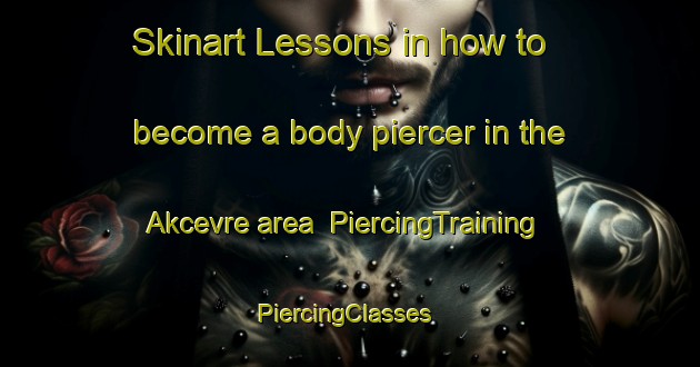 Skinart Lessons in how to become a body piercer in the Akcevre area | PiercingTraining | PiercingClasses | SkinartTraining-Turkey
