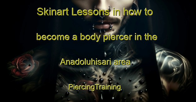 Skinart Lessons in how to become a body piercer in the Anadoluhisari area | PiercingTraining | PiercingClasses | SkinartTraining-Turkey