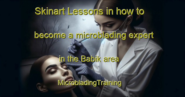 Skinart Lessons in how to become a microblading expert in the Babik area | MicrobladingTraining | MicrobladingClasses | SkinartTraining-Turkey