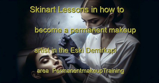 Skinart Lessons in how to become a permanent makeup artist in the Eski Demirkapi area | PermanentmakeupTraining | PermanentmakeupClasses | SkinartTraining-Turkey