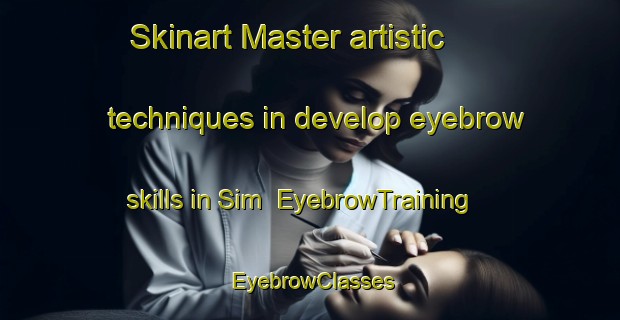 Skinart Master artistic techniques in develop eyebrow skills in Sim | EyebrowTraining | EyebrowClasses | SkinartTraining-Turkey