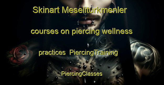 Skinart Meseliturkmenler courses on piercing wellness practices | #PiercingTraining #PiercingClasses #SkinartTraining-Turkey