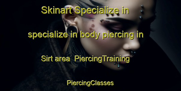 Skinart Specialize in specialize in body piercing in Sirt area | #PiercingTraining #PiercingClasses #SkinartTraining-Turkey