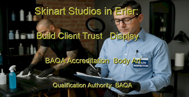 Skinart Studios in Erler: Build Client Trust - Display BAQA Accreditation | Body Art Qualification Authority | BAQA-Turkey