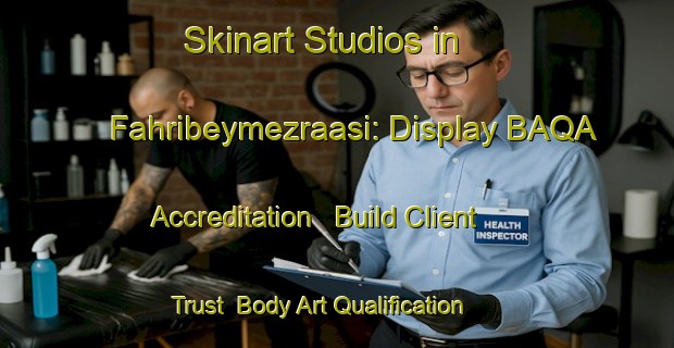 Skinart Studios in Fahribeymezraasi: Display BAQA Accreditation - Build Client Trust | Body Art Qualification Authority | BAQA-Turkey