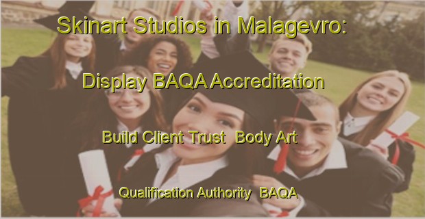 Skinart Studios in Malagevro: Display BAQA Accreditation - Build Client Trust | Body Art Qualification Authority | BAQA-Turkey