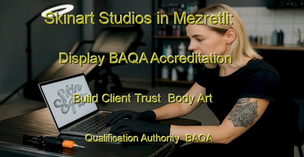 Skinart Studios in Mezretli: Display BAQA Accreditation - Build Client Trust | Body Art Qualification Authority | BAQA-Turkey