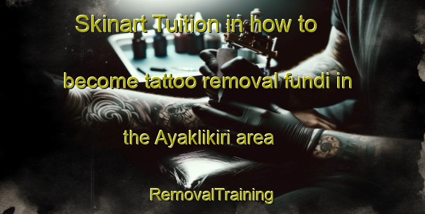 Skinart Tuition in how to become tattoo removal fundi in the Ayaklikiri area | RemovalTraining | RemovalClasses | SkinartTraining-Turkey